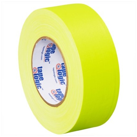 Tape Logic 2'' x 50 yds. Fluorescent Yellow Tape Logic 11 Mil Gaffers Tape, 24PK BUY00021281